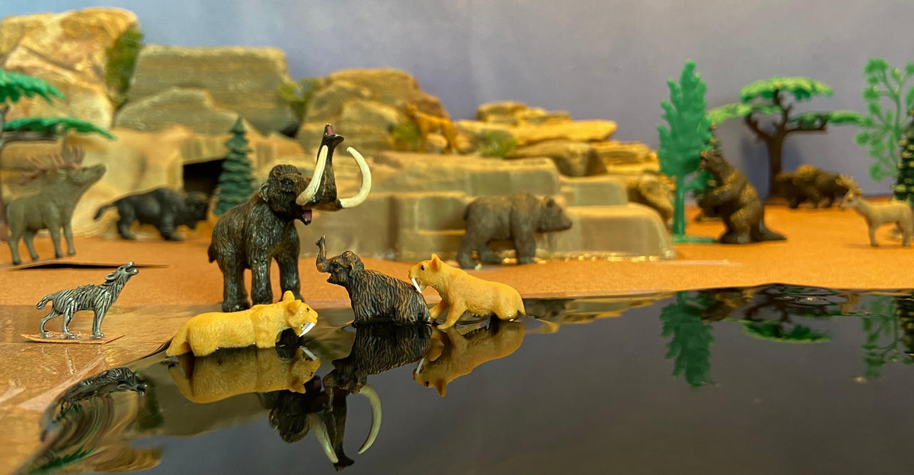 La Brea Tar Pits by Roaring-Sabertooth on DeviantArt