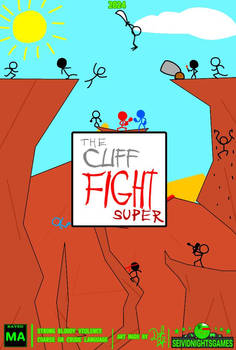 The Cliff Fight Super Movie Poster