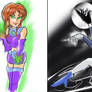 Starfire and Raven