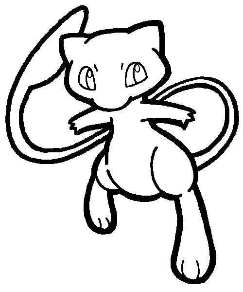 Mew lineart