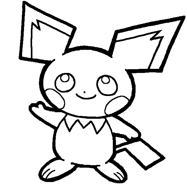 Pichu lineart