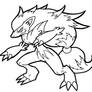 Zoroark lineart