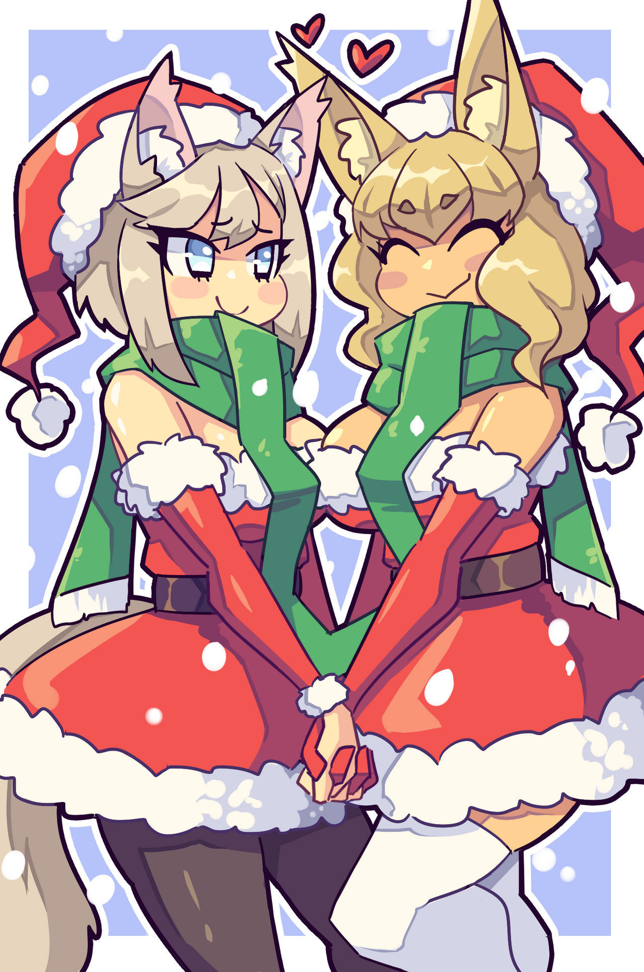 Commission - PSO2 christmas p5 by J5-daigada on DeviantArt