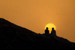Friends-Sunset-and the edge of mountain by ZaGHaMi Friends-Sunset-and the edge of mountain by ZaGHaMi