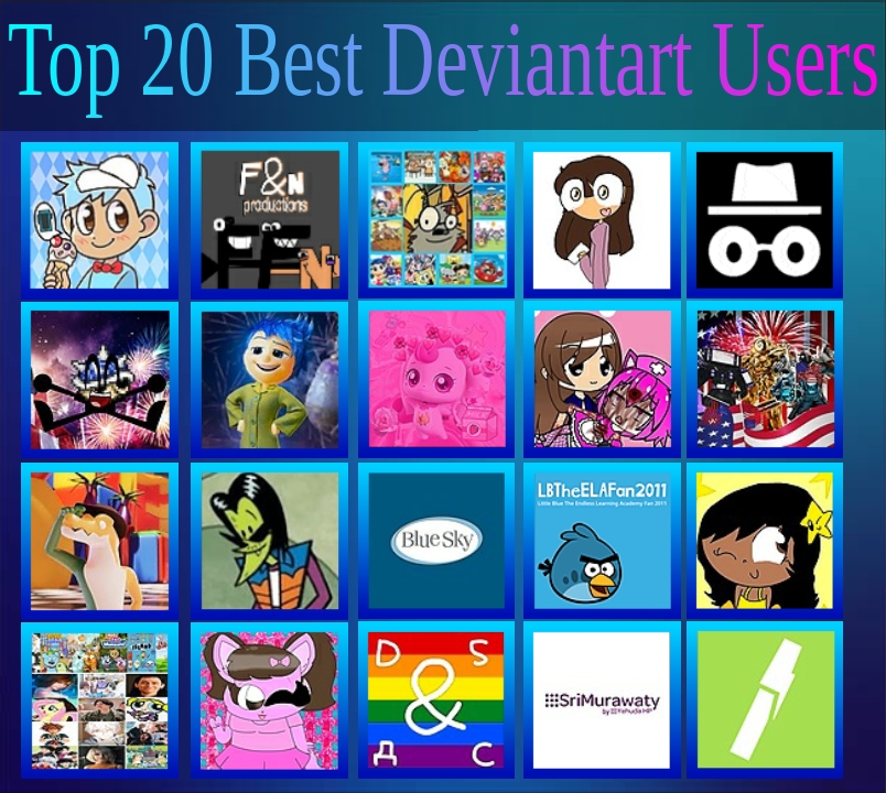 Digital Copy Deviantart Top 20 Best Deviantart Users Meme Template By Toci by Fyims20 on DeviantArt