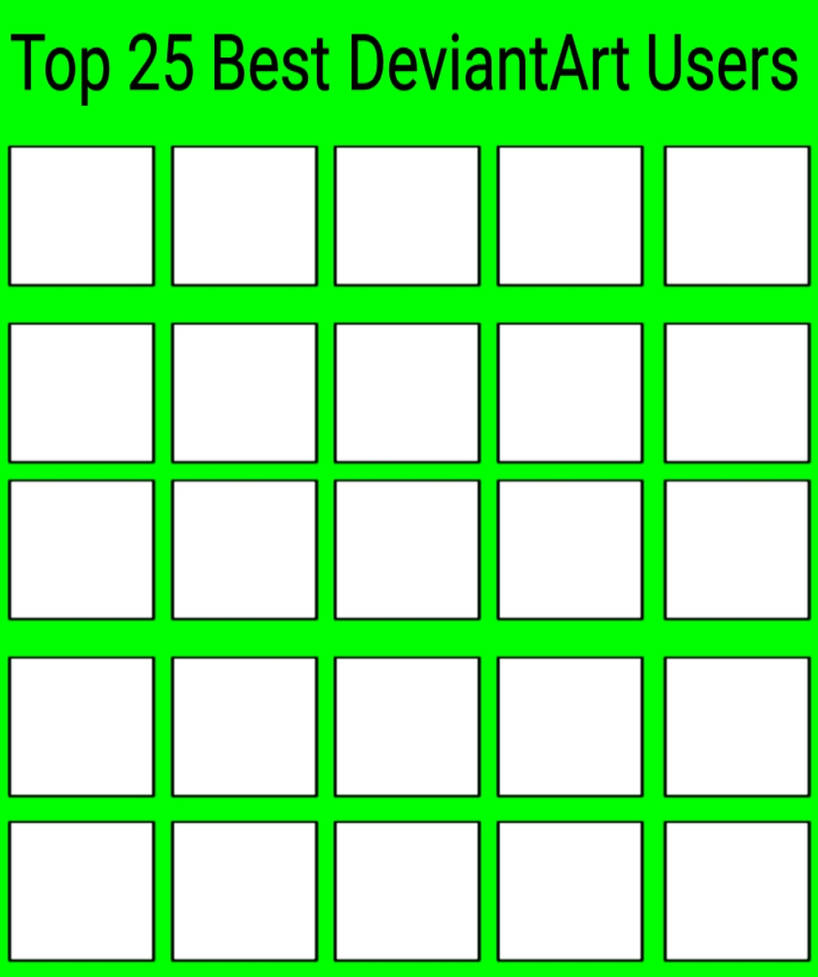 Top 25 Best DeviantArt Users by Fyims20 on DeviantArt