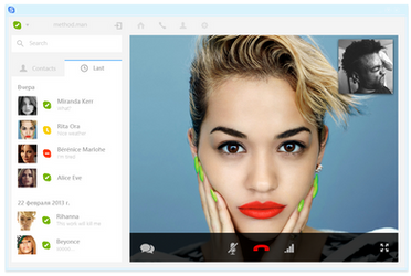 SkypeUI for Windows (Desktop version) Concept