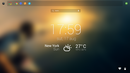 GoogleOS Concept - Homescreen