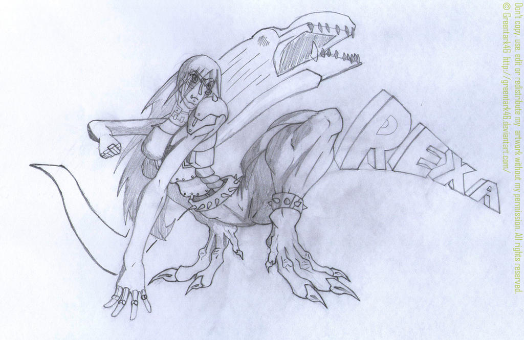 Rexpluna Deviantart REXA new version by Greentark46 on DeviantArt