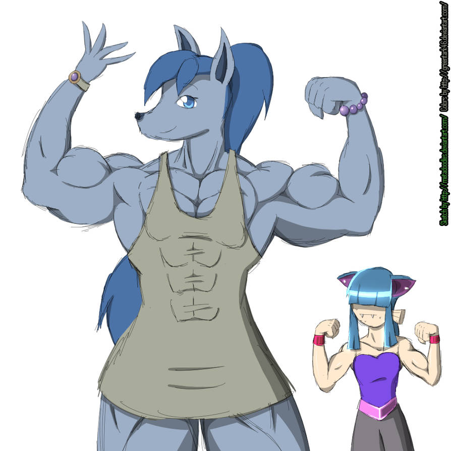 commission sketch 1: Raasha (color version) by Greentark46 on DeviantArt