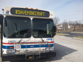 COTA Bus 2402 - #SaveMinecraft