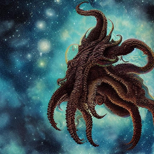 Eldritch Rocketship Eldritch Creature In The Cosmos by Pica85 on DeviantArt