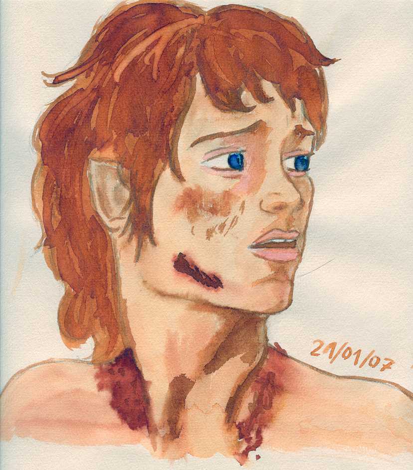 Water colour Frodo