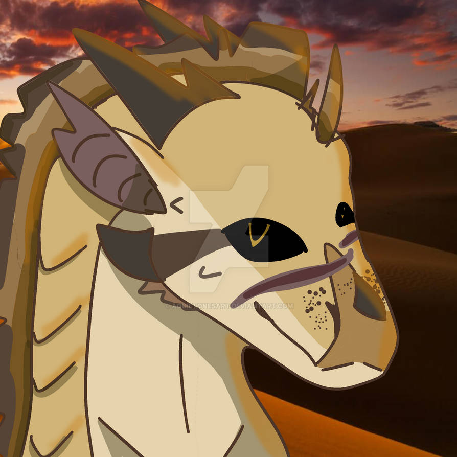 Qibli In the Desert by aQuietOnesArt on DeviantArt