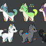 Colourful Adopts (6/6 Open)