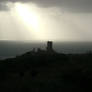 Medieval Tower on Mountain