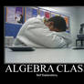 Algebra Class -demotivation-