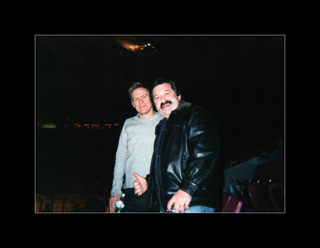 My dad with Bryan Adams