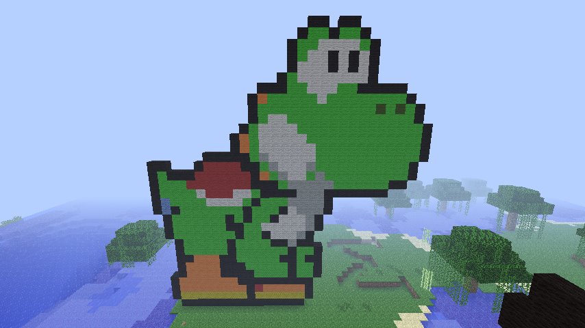 Minecraft Yoshi Rig Minecraft Yoshi by ChrisYoshiMan on DeviantArt