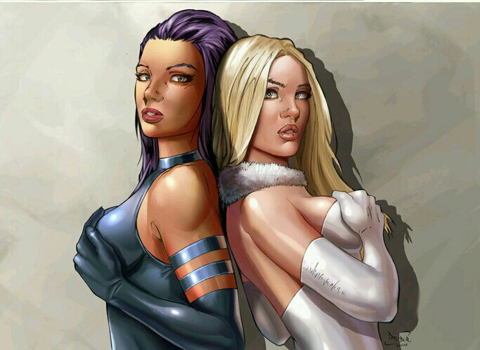 Psylocke and Emma