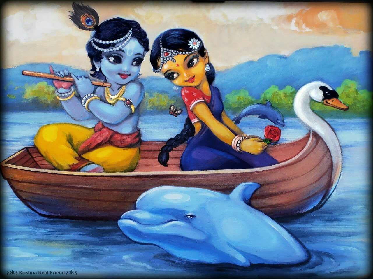 Radha Krishna by AarnaVikey01 on DeviantArt Radha Krishna by AarnaVikey01 on DeviantArt