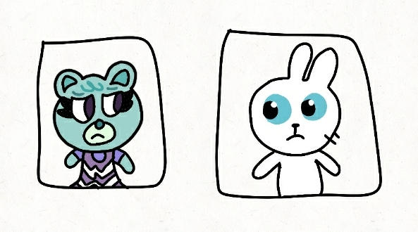 Tash vs. Bunny From Pango And Friends by pikwikpack12345 on DeviantArt