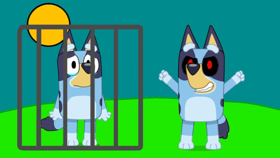 Cursed Bluey.exe Caught Bluey by pikwikpack12345 on DeviantArt