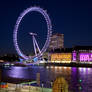 london eye at night ...