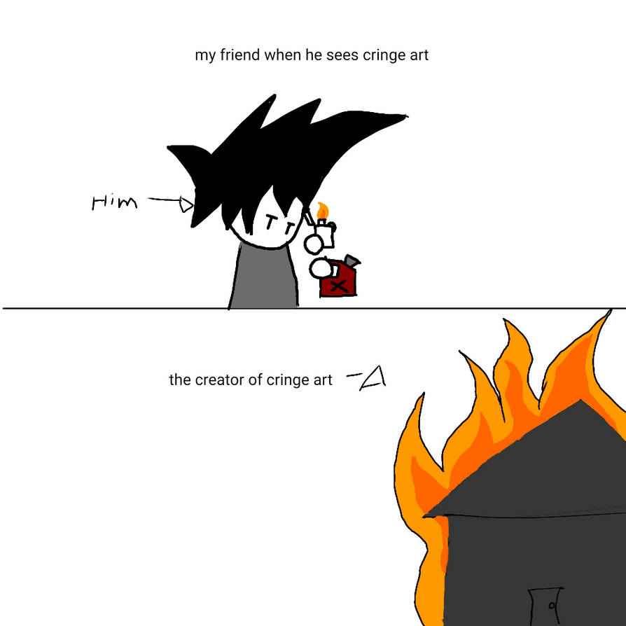 Cringe Border My friend when he sees a cringe art by burgerbup on DeviantArt