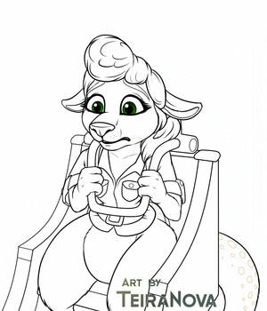 Commission - Sheila in an escape pod