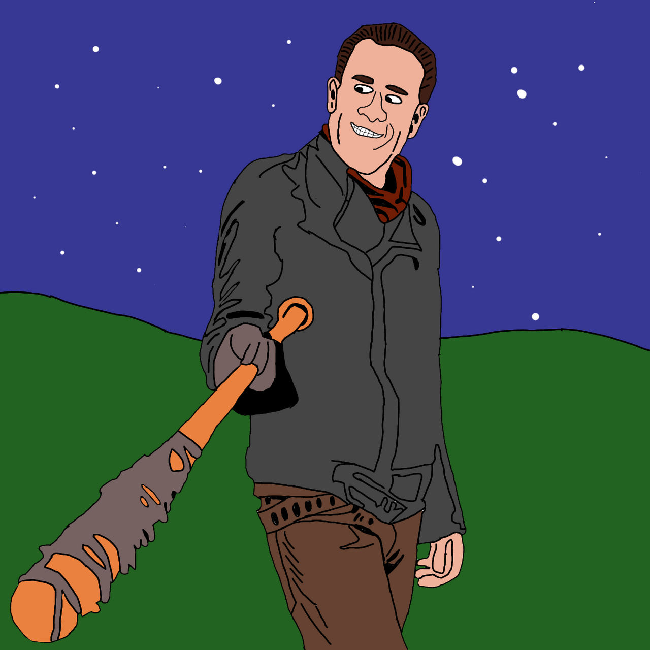 Negan Rv Negan by Theshadow17 on DeviantArt