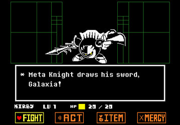 [Undertale] Meta Knight Battle