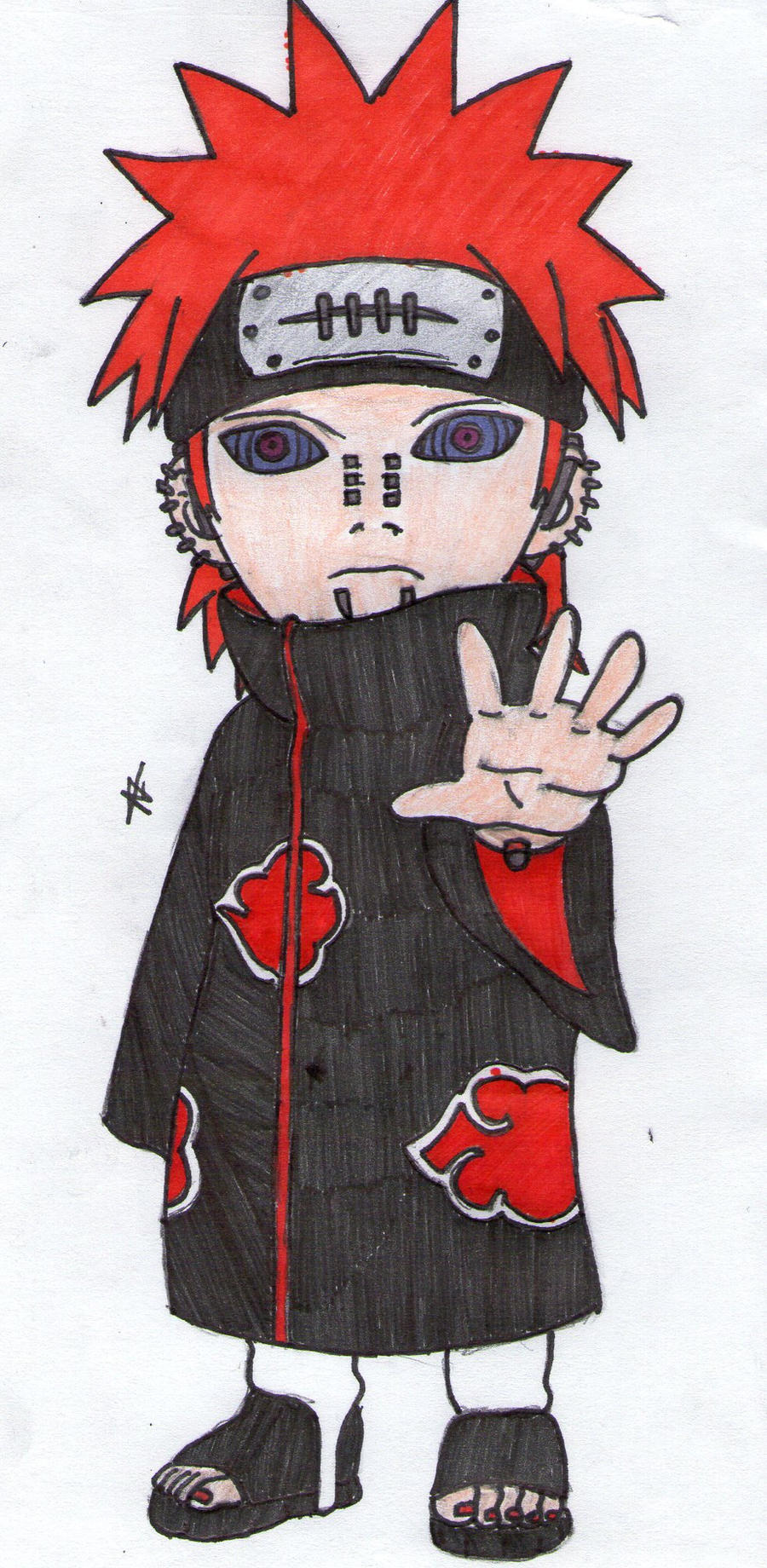 Pain (Deva Path) chibi by thesexychurro on DeviantArt