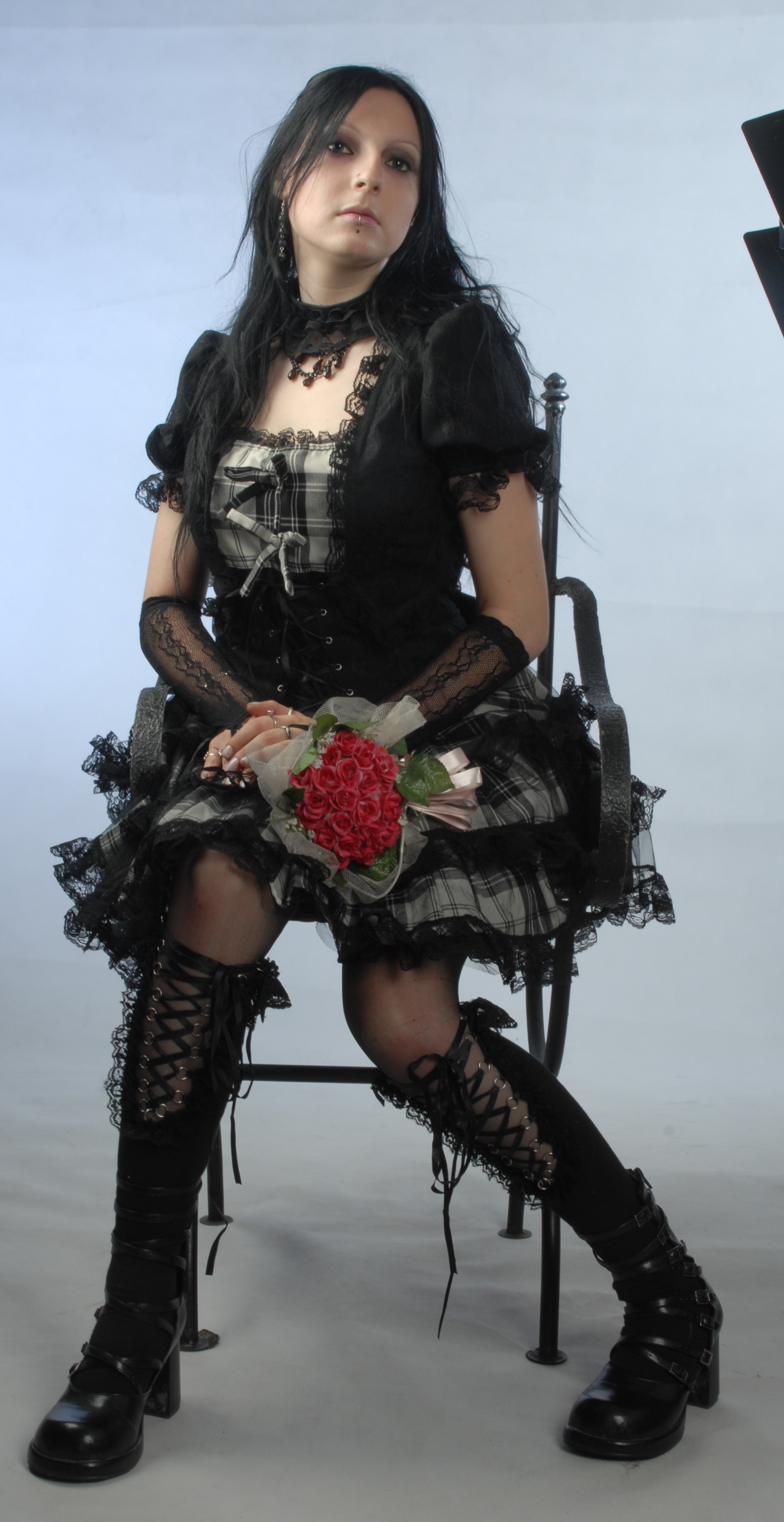 gothic lolita model part 3.7