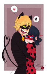 Chat Noir + Ladybug