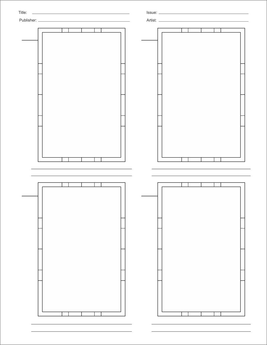 Comic Book Layout Template by BrianAtkins on DeviantArt