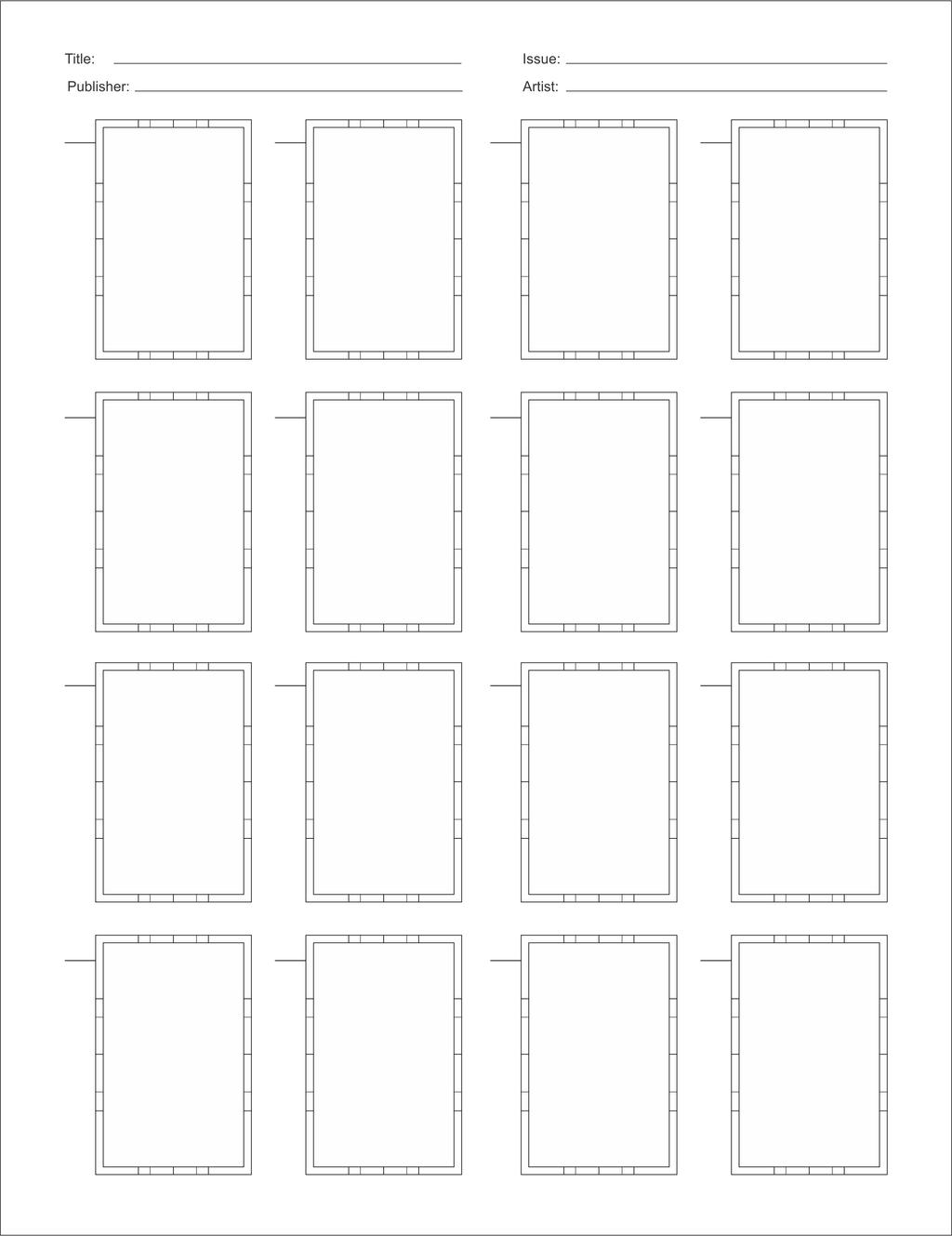 Comic Book Thumbnail Template by BrianAtkins on DeviantArt