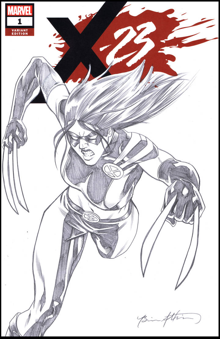 Draw X23 X23 Sketch Cover by BrianAtkins on DeviantArt