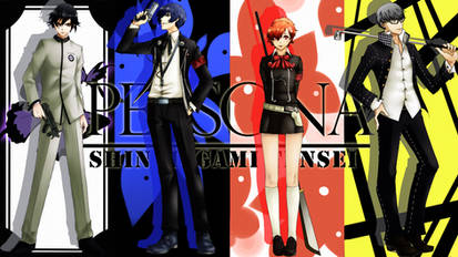 Persona 1, 3, 3P, 4 Wall Paper