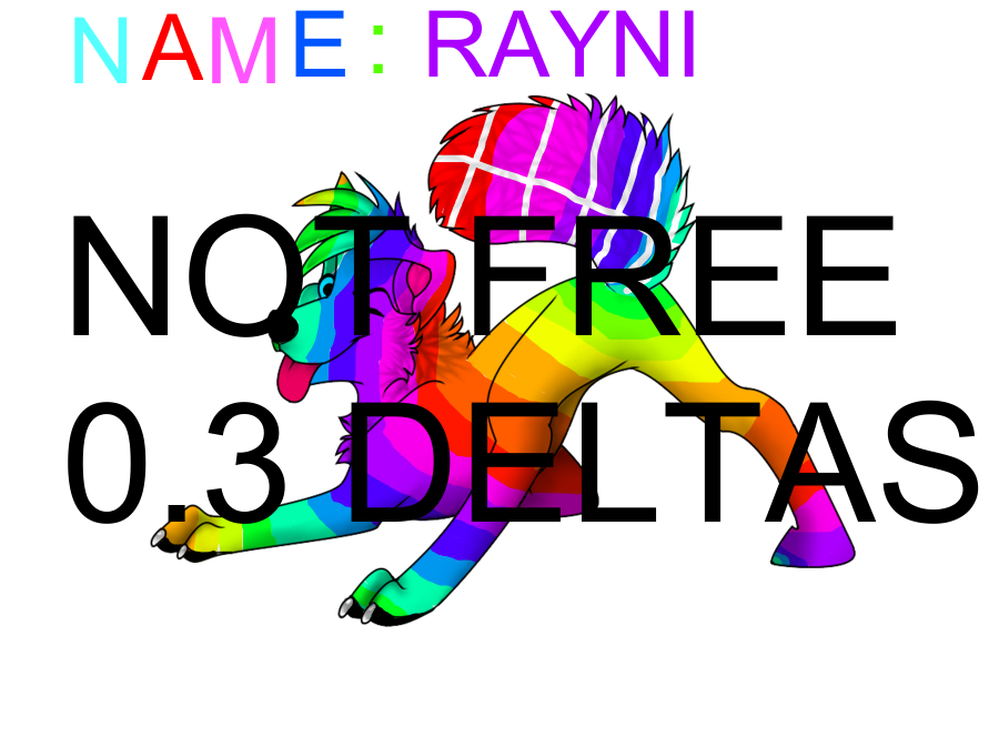 Colored Pose Rayni NOT FREE