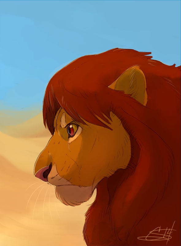 Simba's Realization Simba's Determination by BlazingBlackMage on DeviantArt