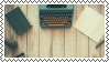 typewriter stamp by bulletblend