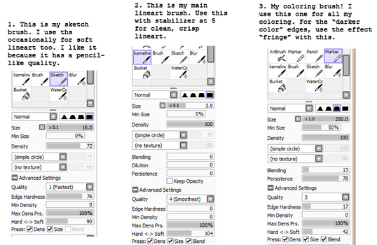 My SAI Brushes