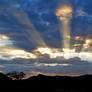 Rays Over the Mountains