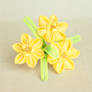 March suisen (narcissus) kanzashi