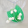 Lily of the valley clip