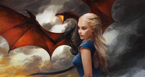 Daenerys Targaryen by linxz2010