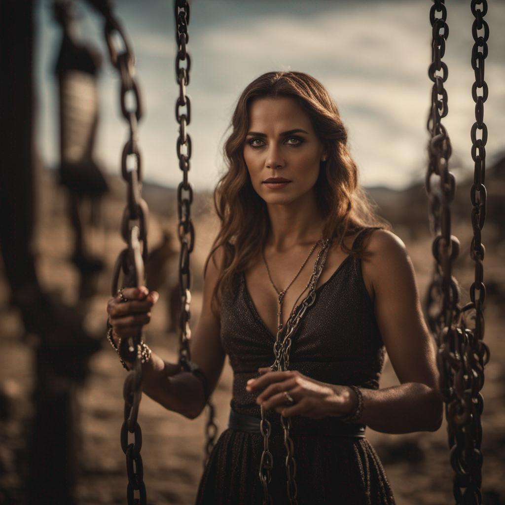 Woman in chains by VirtualDeviantee on DeviantArt