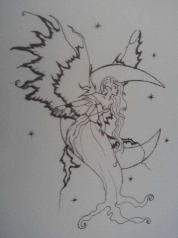 fairy tattoo design