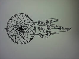 Dreamcatcher simple sketch I did this morning